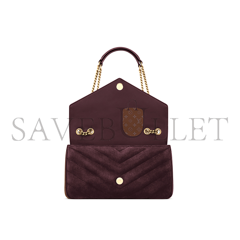 Y51 LOULOU MEDIUM IN MATELASSÉ SUEDE 801439AAEY66766 (29*17*8cm)